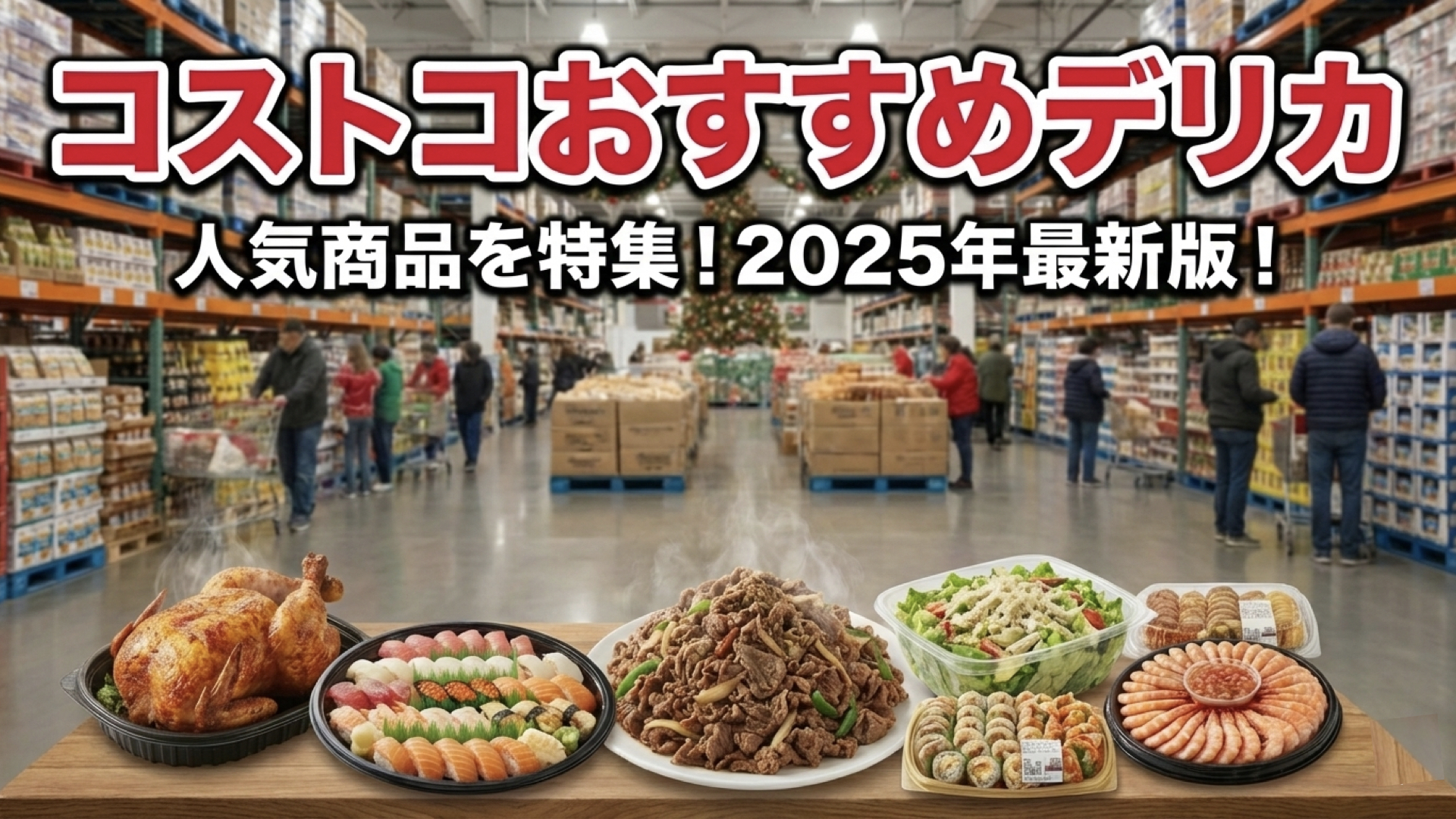 【2025年11月最新】コストコのおすすめデリカ食品・人気のお惣菜131選！