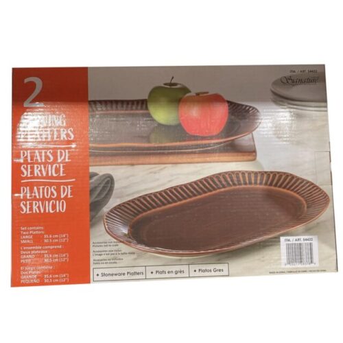 コストコの食器が割引に！サービングプラッター2枚セット（食洗機 / レンジ可）