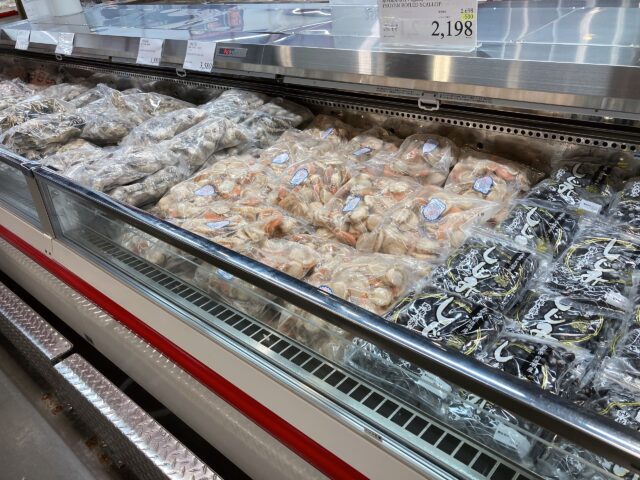 コストコの鮮魚売り場