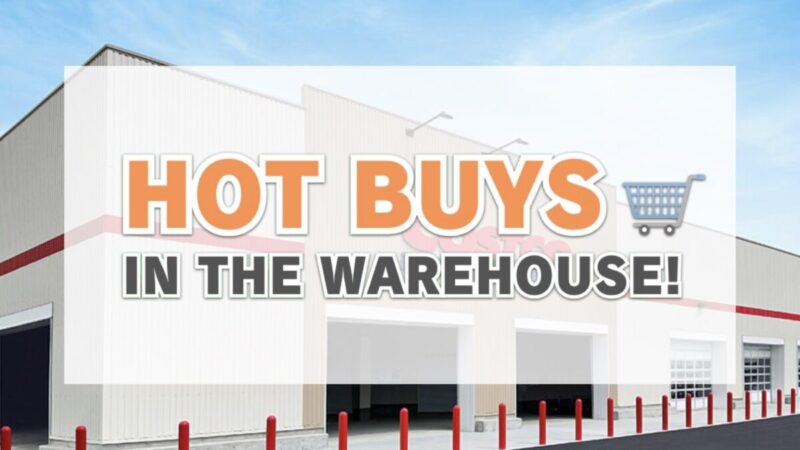 コストコ最新の割引クーポン情報「HOT BUYS IN THE WAREHOUSE!」