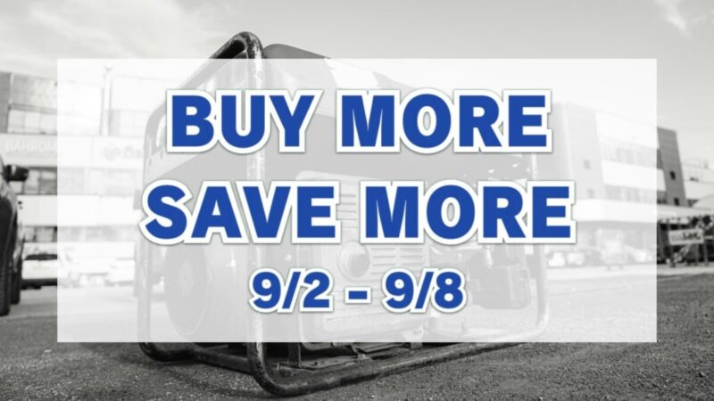 BUY MORE SAVE MORE（コストコの対象商品¥10,000以上お買い上げで総額から¥1,000 OFF）