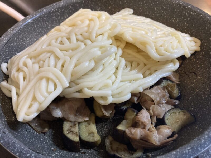 【調理方法】コストコのPULMUONEのテリヤキうどん