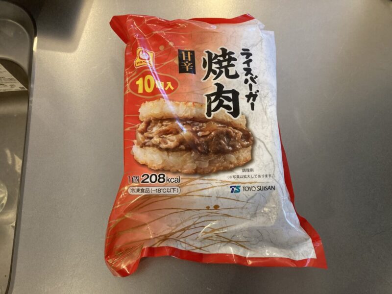 コストコのマルちゃん ライスバーガー焼肉
