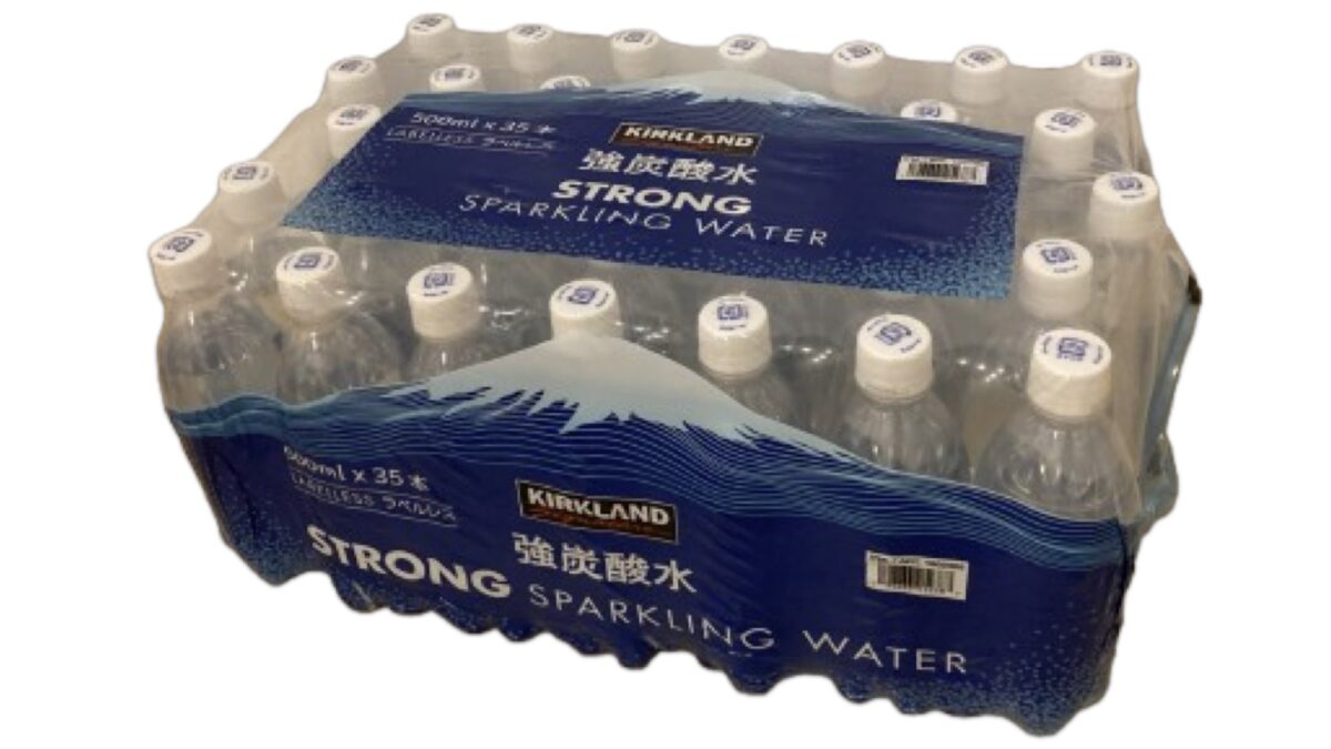 コストコのKIRKLAND SIGNATURE強炭酸水