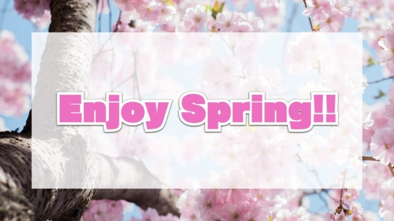 ENJOY SPRING（春を楽しむコストコ商品）