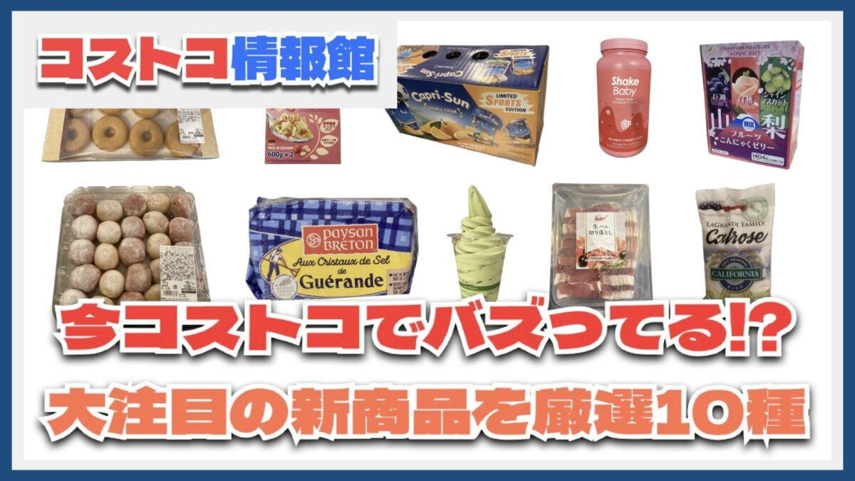 【#コストコ】お買い得!?最近発売されたばかりの大注目商品10選Part11