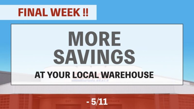 SPECIAL HOT BUYS(コストコ特別割引商品)〜5月11日
