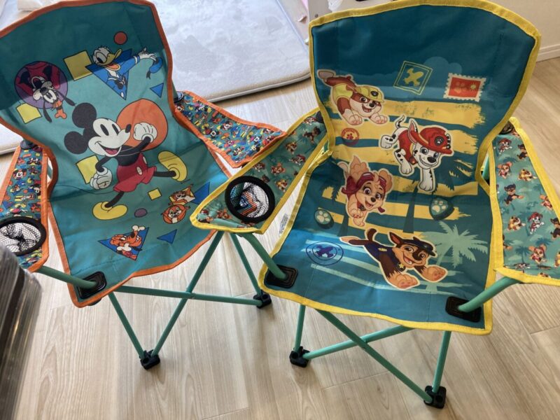 【コストコ新商品】DANAWARESキャラクターキッズチェア収納バッグ付き