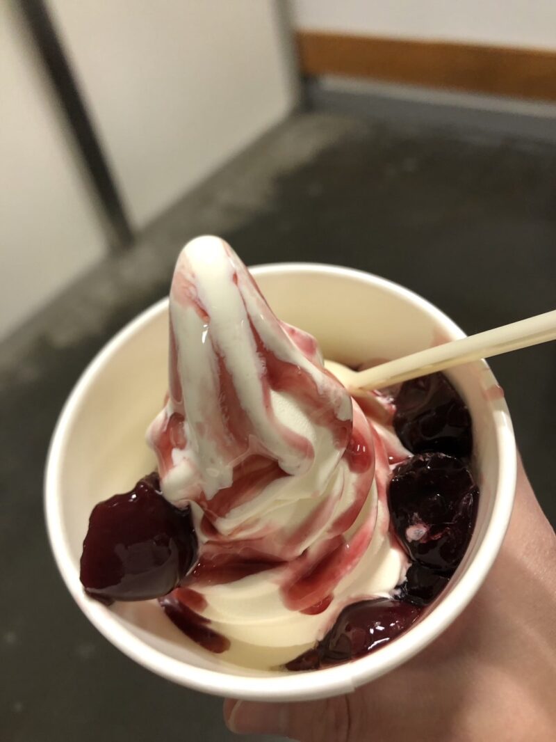 コストコフードコート新メニューのダークチェリーサンデーを実食!