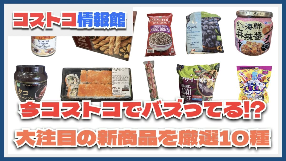 【#コストコ】お買い得!?最近発売されたばかりの大注目商品10選Part12