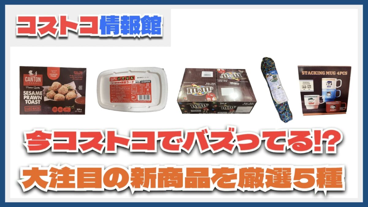 【#コストコ】お買い得!?最近発売されたばかりの大注目商品5選Part13