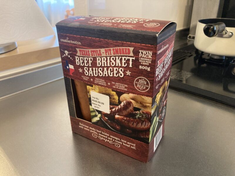 【開封レビュー】コストコのSPIESS FOODビーフブリスケットソーセージ