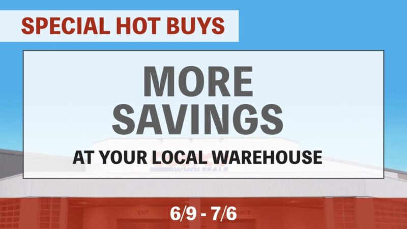 SPECIAL HOT BUYS（コストコの特別割引商品）6月9日〜7日6日