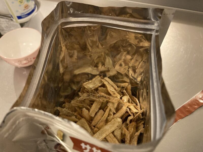 【実食レビュー】コストコの国産ごぼうで作ったフライドごぼう