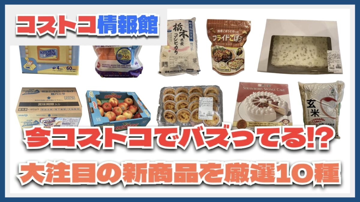 【#コストコ】お買い得!?最近発売されたばかりの大注目商品10選Part16