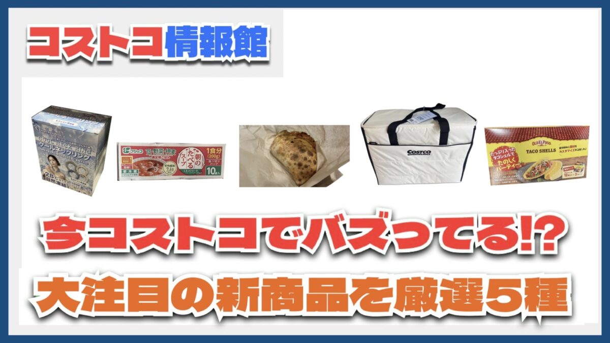 【#コストコ】お買い得!?最近発売されたばかりの大注目商品5選Part19