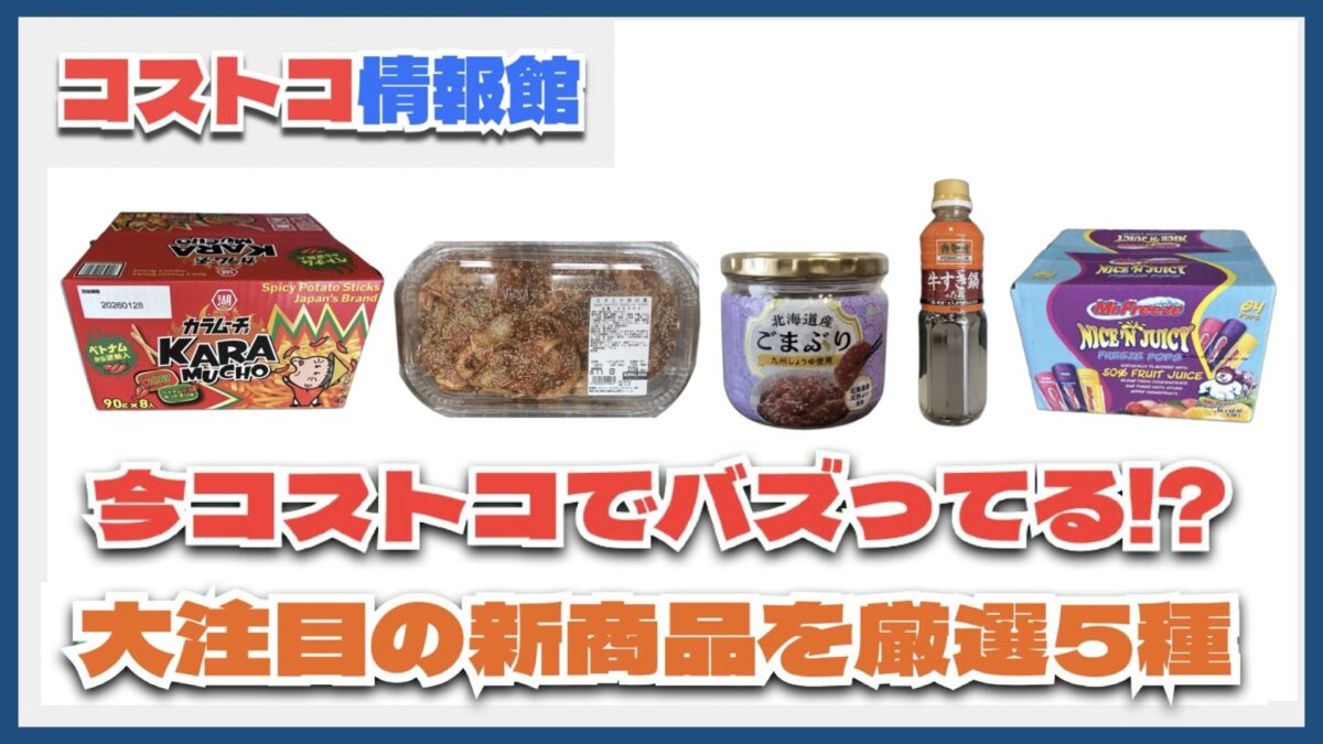 【#コストコ】お買い得!?最近発売されたばかりの大注目商品5選Part22