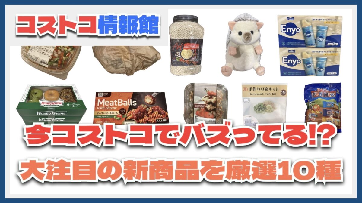 【#コストコ】お買い得!?最近発売されたばかりの大注目商品10選Part23