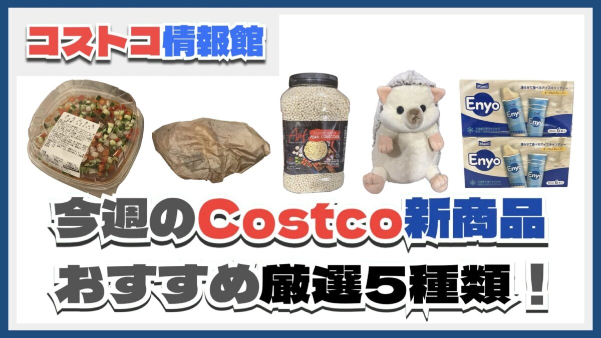 【コストコ】今週8月4日〜8月10日のおすすめ新商品5選と割引セール商品