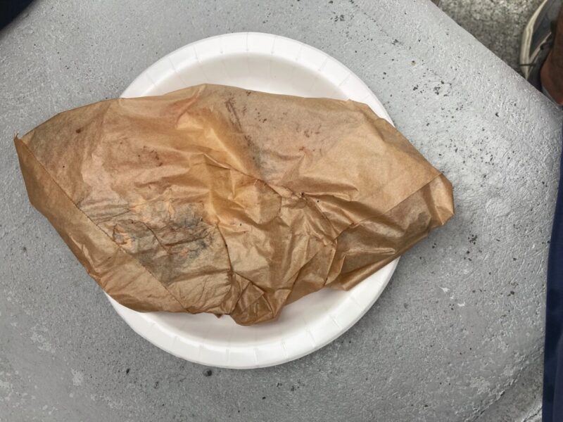コストコフードコート新作メニューのクロワッサンハム&チーズを実食!
