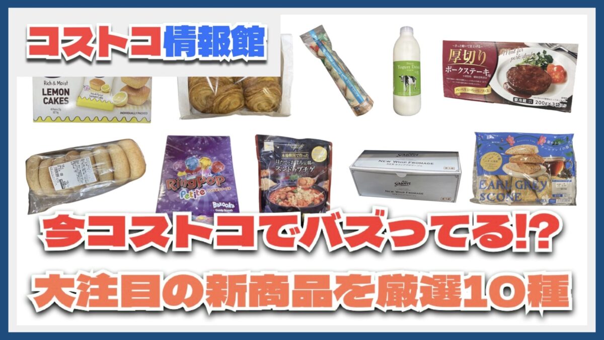 【#コストコ】お買い得!?最近発売されたばかりの大注目商品10選Part26