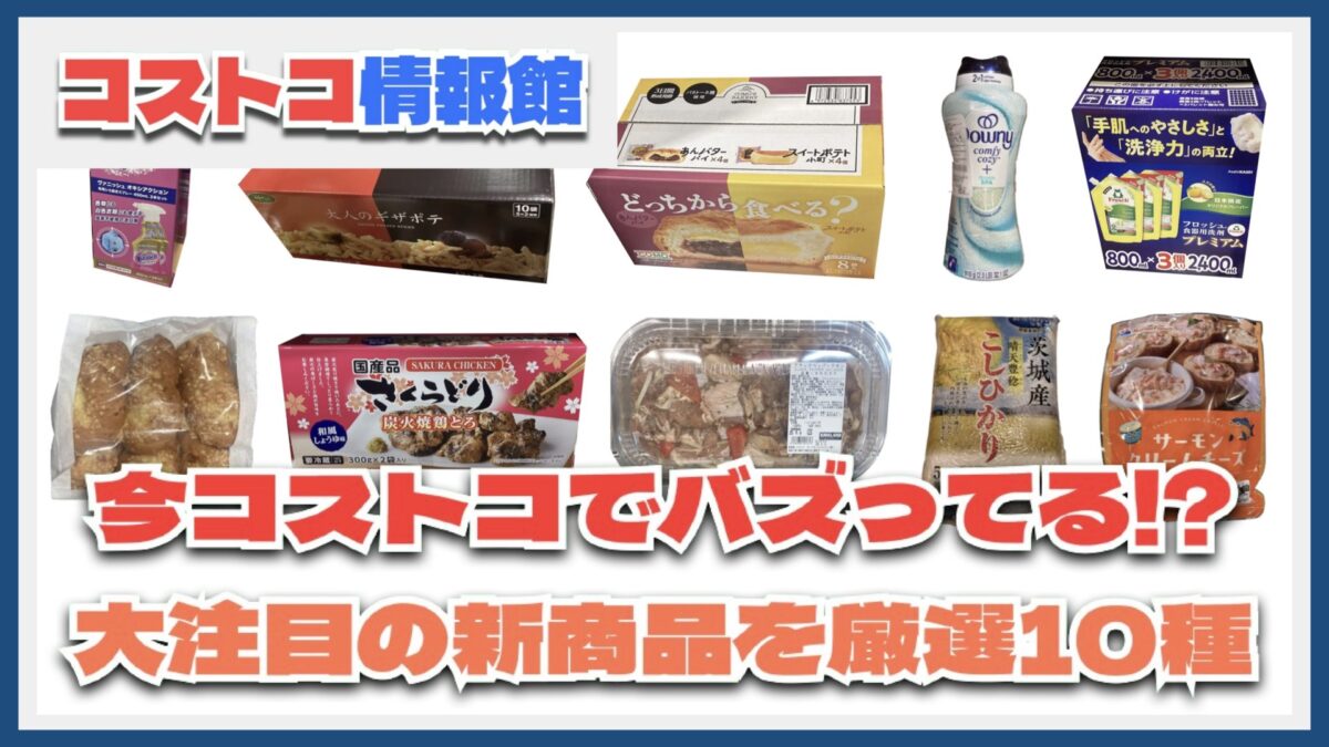 【#コストコ】お買い得!?最近発売されたばかりの大注目商品10選Part27