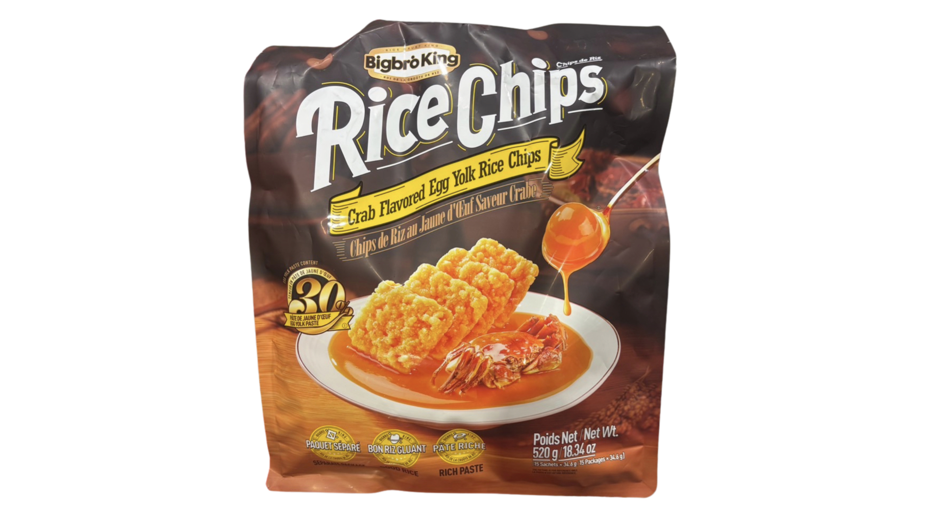 コストコ新商品のBIGBRO KING クラブフレーバーライスチップス