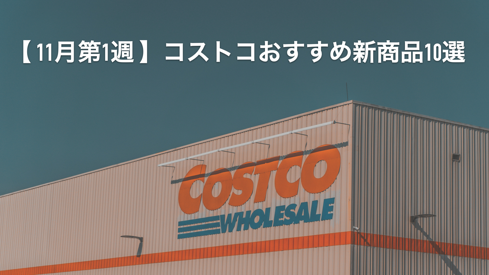 【新発売】今週11月3日〜11月9日のコストコおすすめ新商品10選！