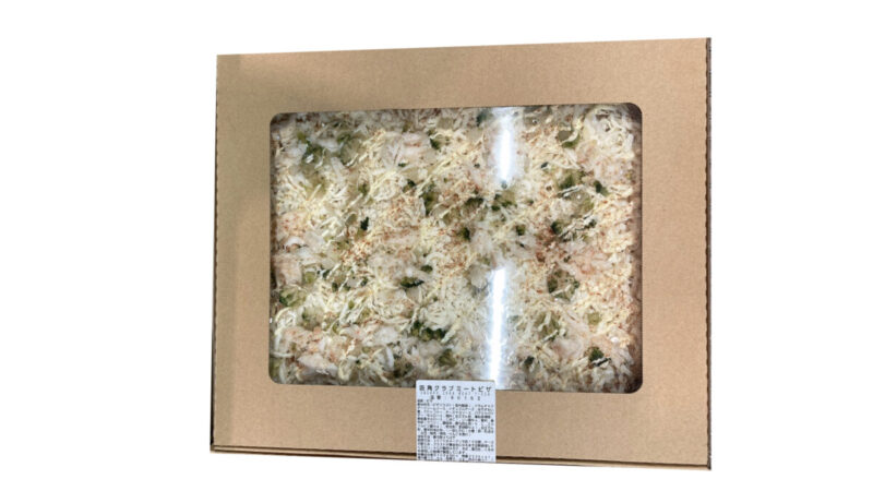 コストコ新商品の四角クラブミートピザ