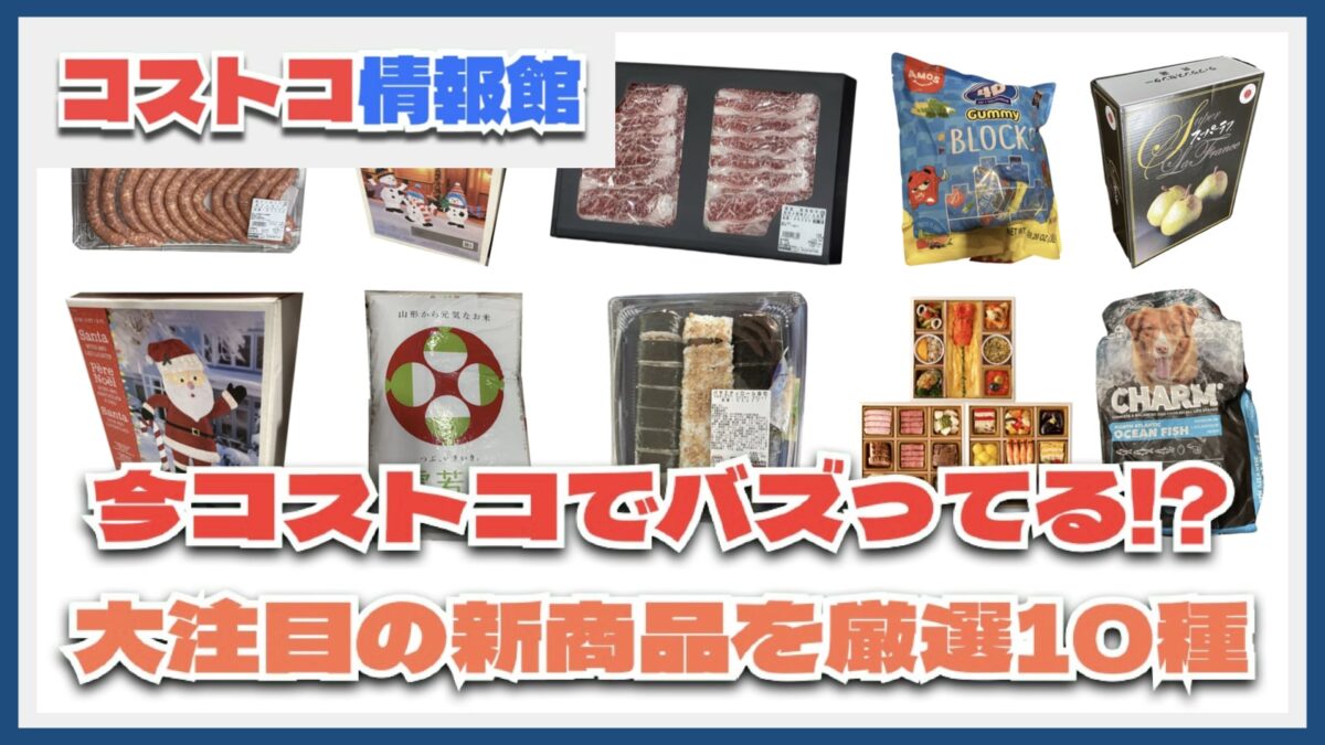 【#コストコ】お買い得!?最近発売されたばかりの大注目商品10選Part35