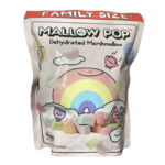 コストコ新商品のスナックス マローポップ レインボーマシュマロ