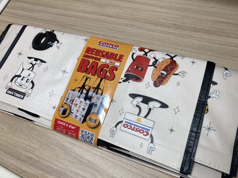 コストコで購入したキャラクターデザインの新作エコバッグが可愛い！