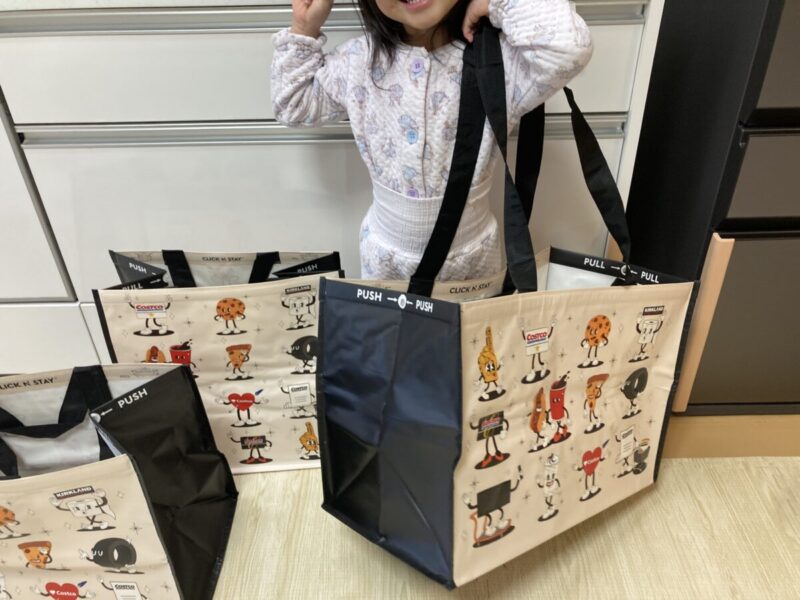 コストコで購入したキャラクターデザインの新作エコバッグが可愛い！