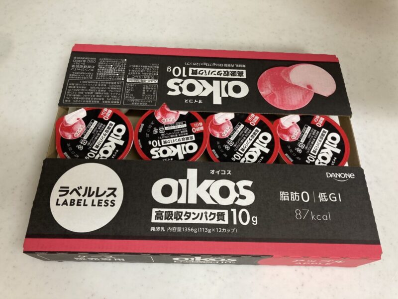 【開封レビュー】コストコ新商品のオイコスヨーグルト アップル