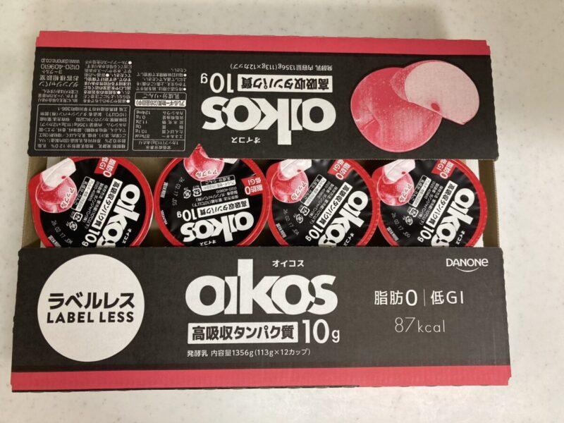 【内容量】コストコ新商品のオイコスヨーグルト アップル