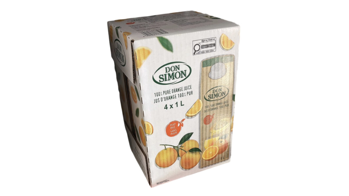 【コストコ新商品】DON SIMONストレートオレンジジュース果肉入り新発売！