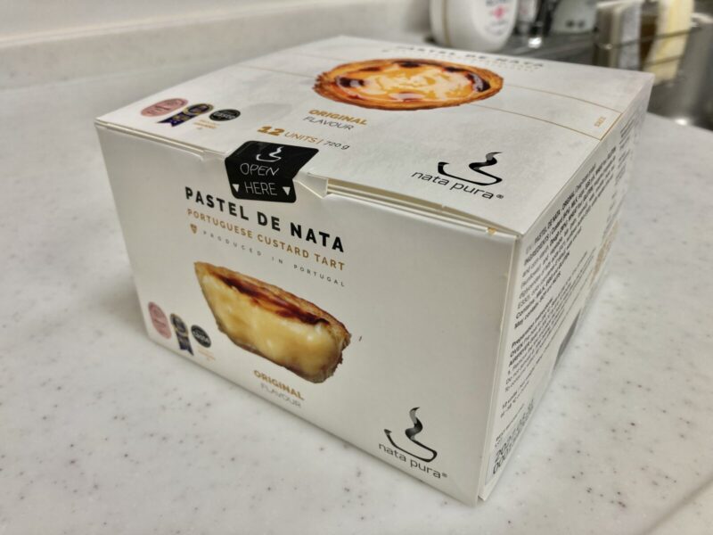 コストコ新商品NATA PURA エッグタルトの調理方法