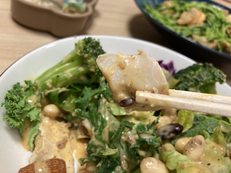 コストコ購入品の新商品「プロテインサラダ」を実食！これは人気が出る当たり新作