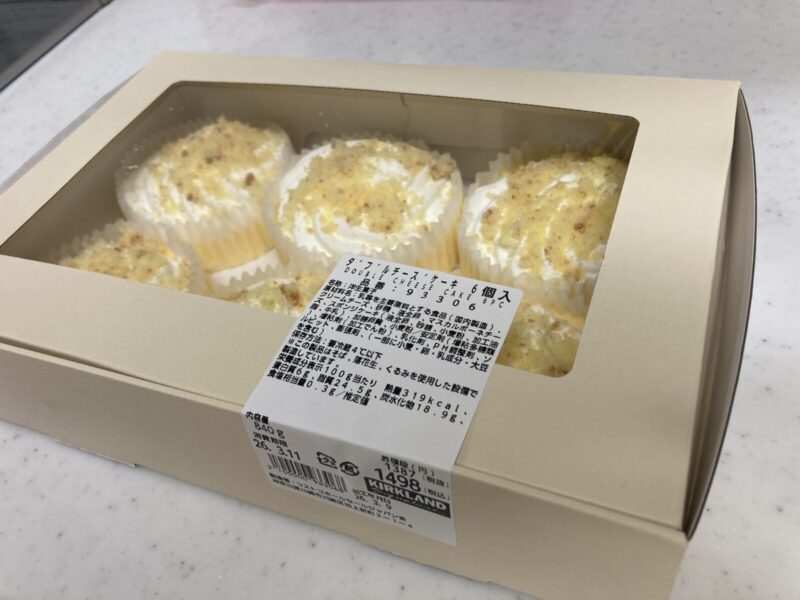 コストコ新商品ダブルチーズケーキ登場！濃厚で美味しい6個入りの新作スイーツ！