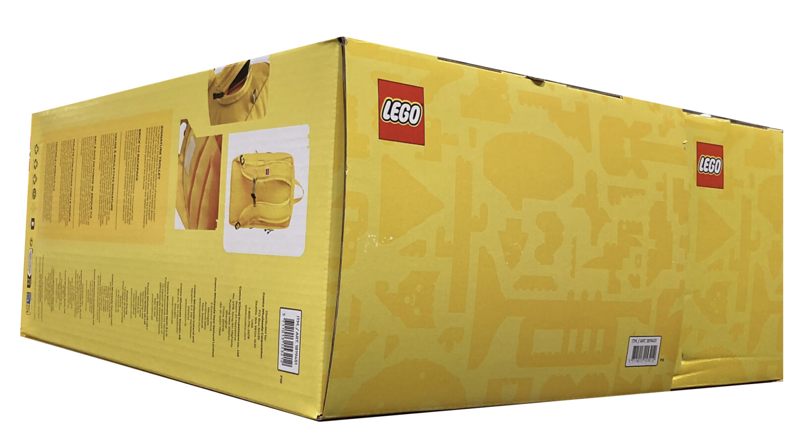 【コストコ新商品】LEGO（レゴ）キャリーオンバックパックセット！35L機内持ち込みサイズ