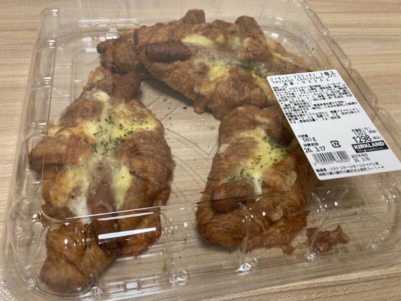 【コストコ新商品】ソーセージクロワッサンを実食レビュー！サイズ・値段・カロリーまとめ