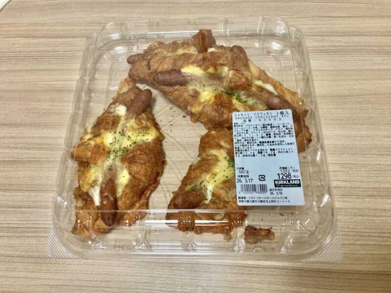 2026年3月のコストコ新商品「ソーセージクロワッサン」を実食レビュー！