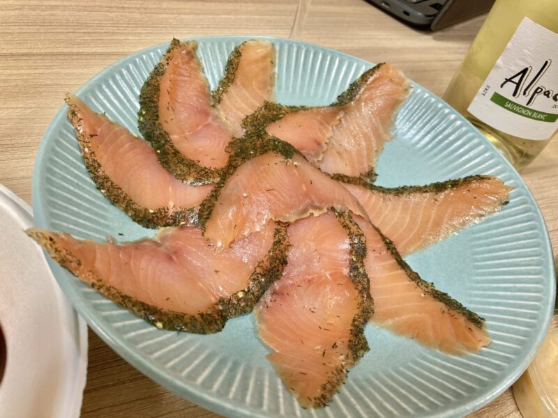 コストコのキュアードサーモン