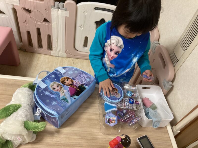 【コストコ購入品】DISNEY(ディズニー)キッズコスメセット(エルサ・アリエル・ラプンツェル)