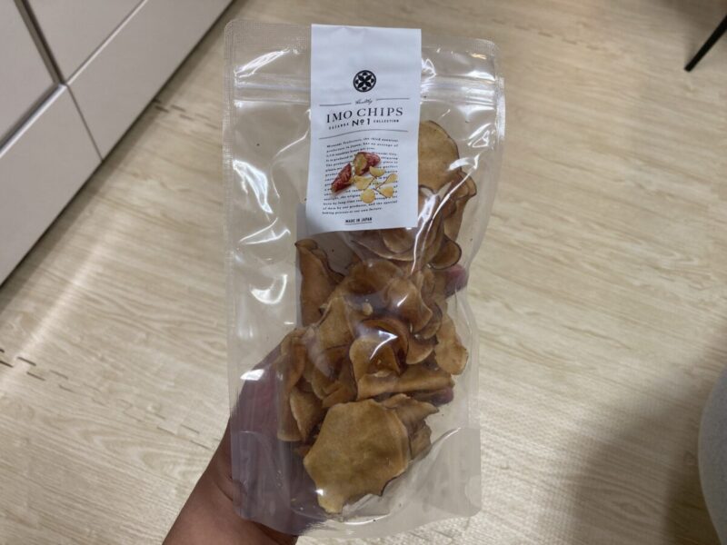 【内容量】コストコ期間限定イベント新商品のSAZANKA熟成さつまいも芋チップス