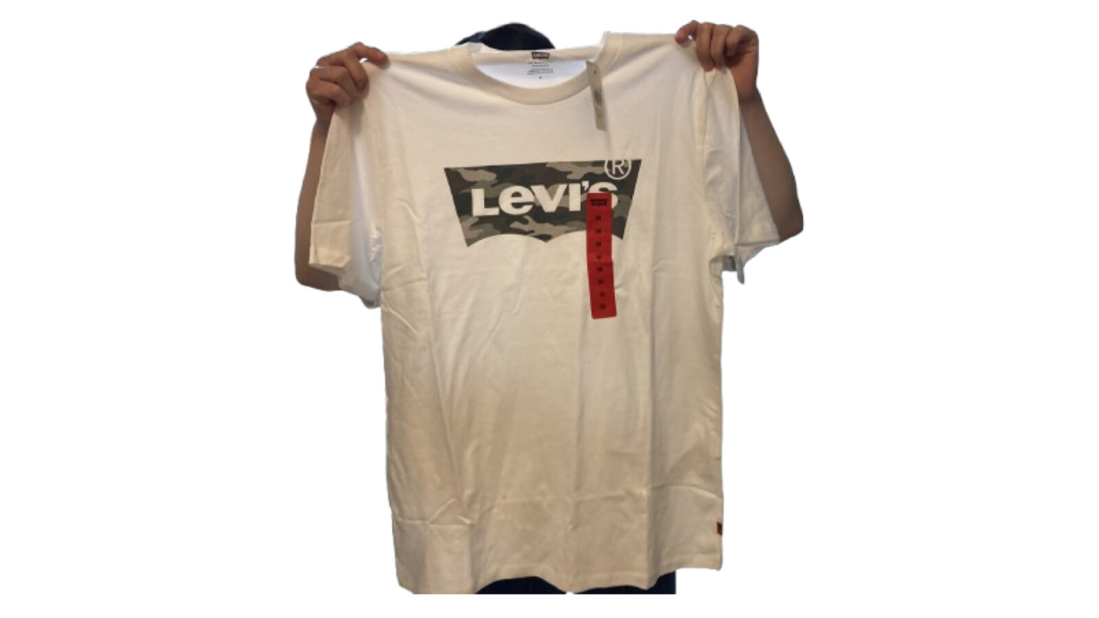 コストコのアパレルコーナーにメンズ用リーバイス白Tシャツが登場！安くて迷彩柄でおしゃれ！