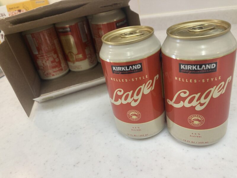 コストコ新商品のカークランドヘレスラガービールはコスパ良くておすすめ！