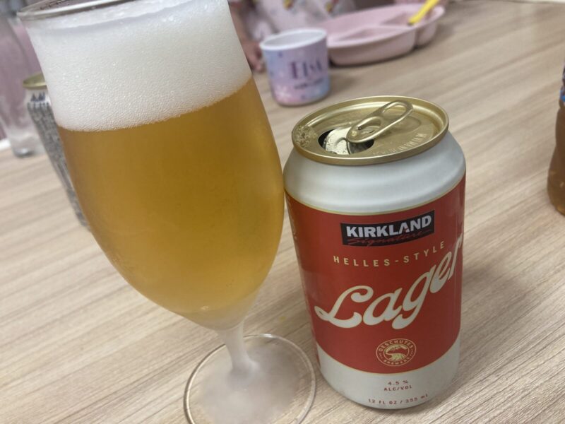 【コスパ最強】コストコの後味スッキリで飲みやすいカークランドヘレスラガービール！