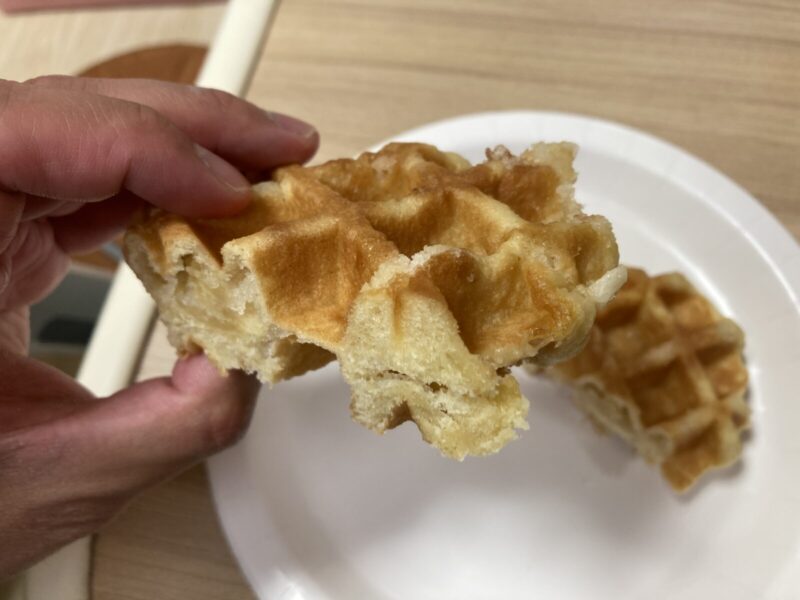 コストコ新商品のベルギーバターワッフル8個入を実食レビュー！