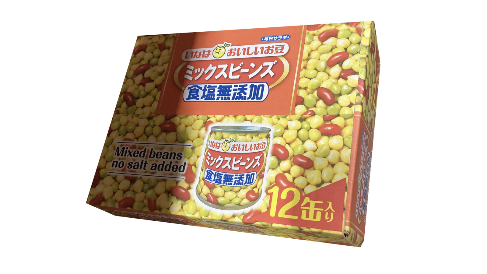 【コストコ新商品】いなば食品毎日サラダ「食塩無添加ミックスビーンズ」110g × 12缶